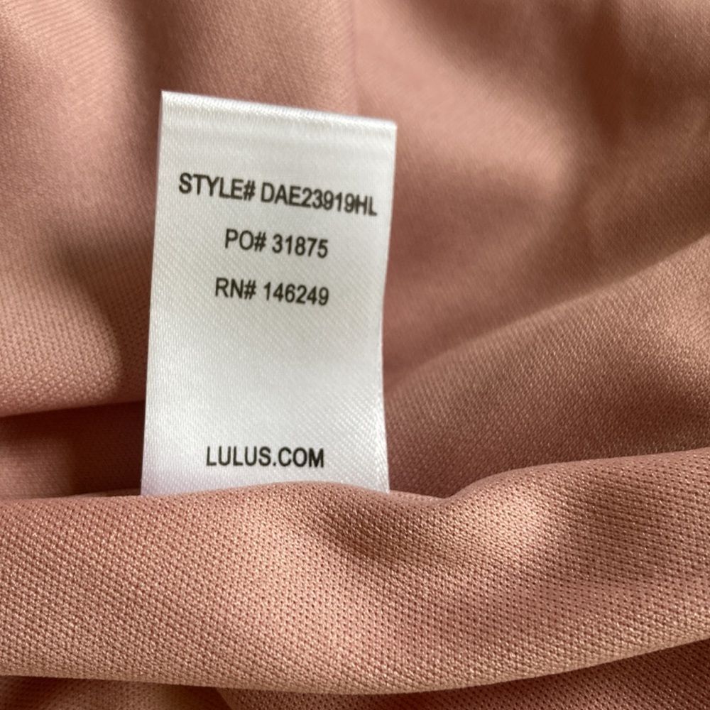 Lulu's Sweetest Thing Mauve Pink Maxi Dress XL - Picture 12 of 12